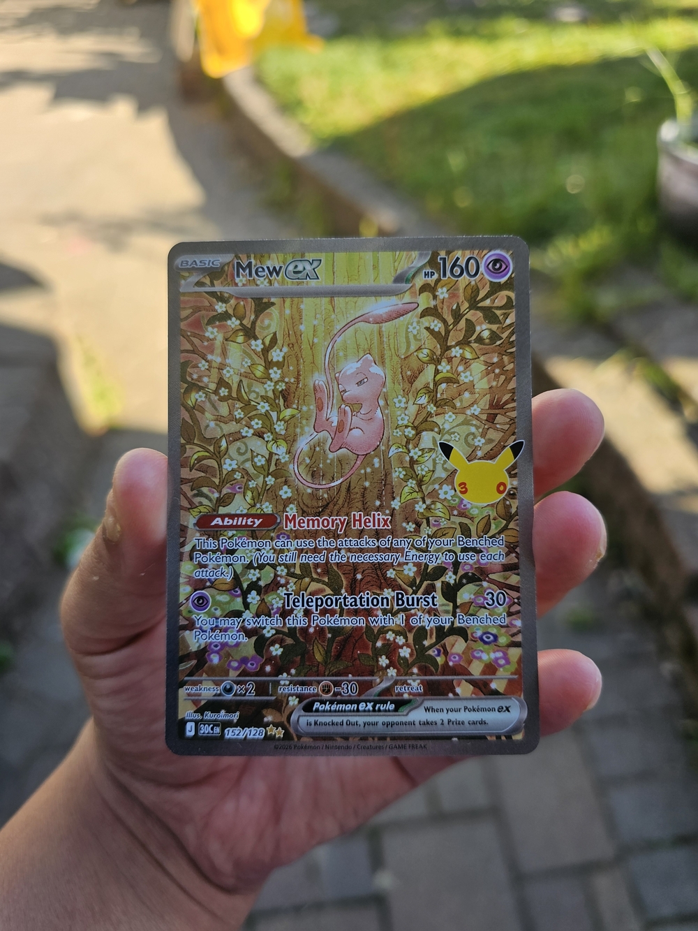 Pokémon TCG - Mew ex 152/128 (30th Celebration) - Pack Fresh / NM 🇨🇦